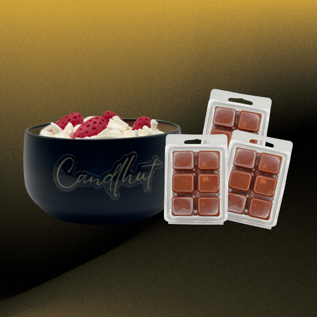 Strawberries & Cream 7oz & 3 Wax Melts