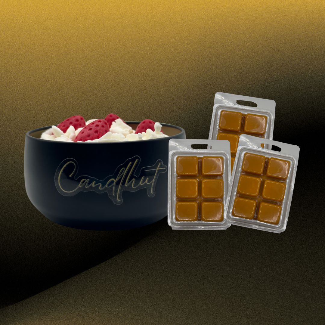 Strawberries & Cream 7oz & 3 Wax Melts